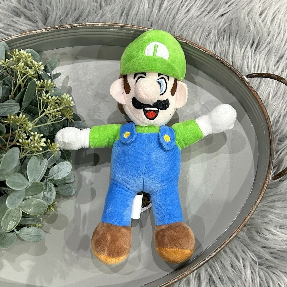 Nintendo Super Mario Lugi Stuffed Plush Toy 9"